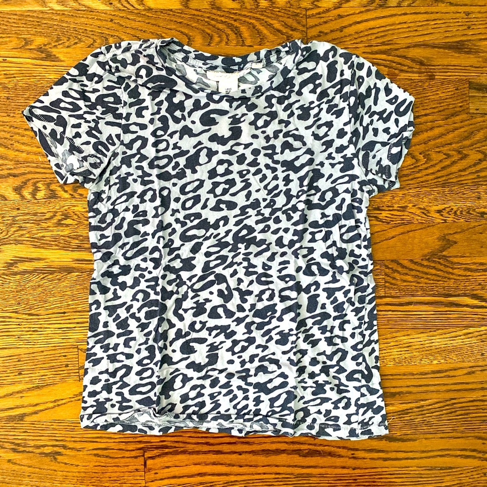 H&M Leopard Print T-shirt Tee